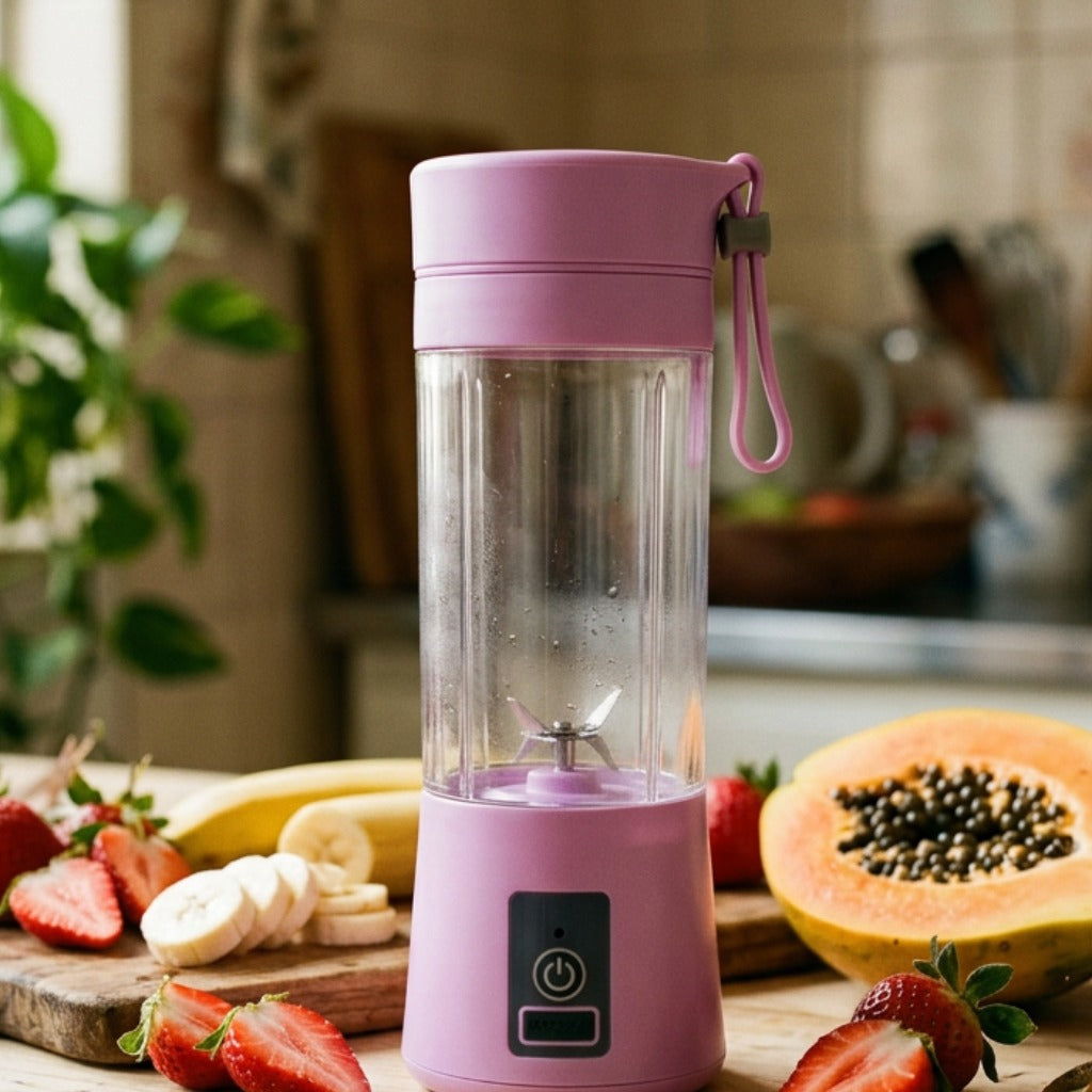 VitaShake na bancada com frutas