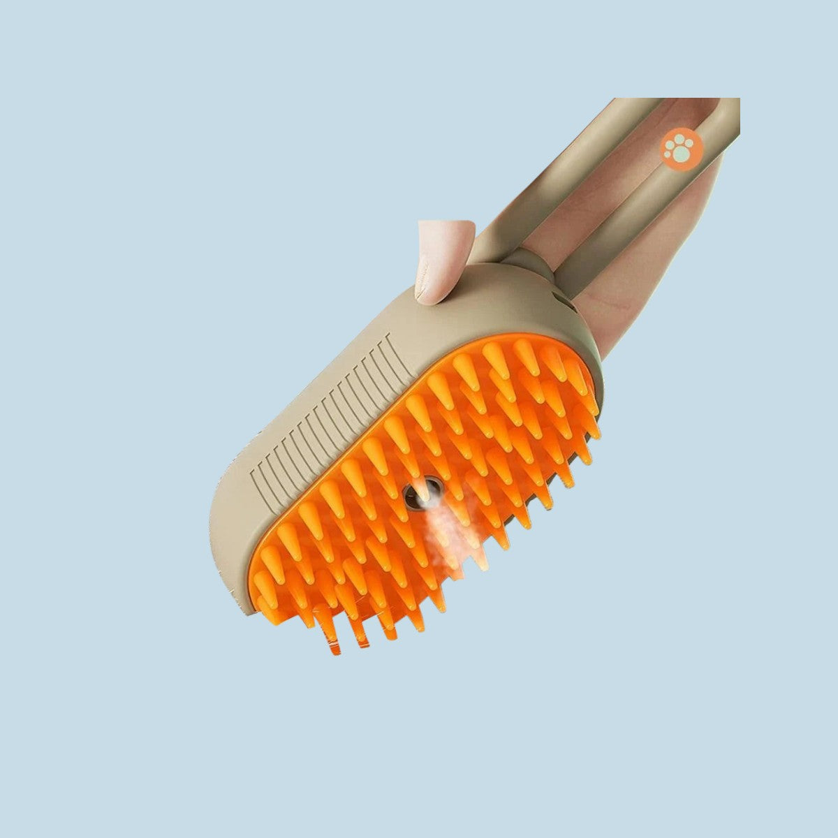 Escova a vapor 3 em 1 para cães e gatos