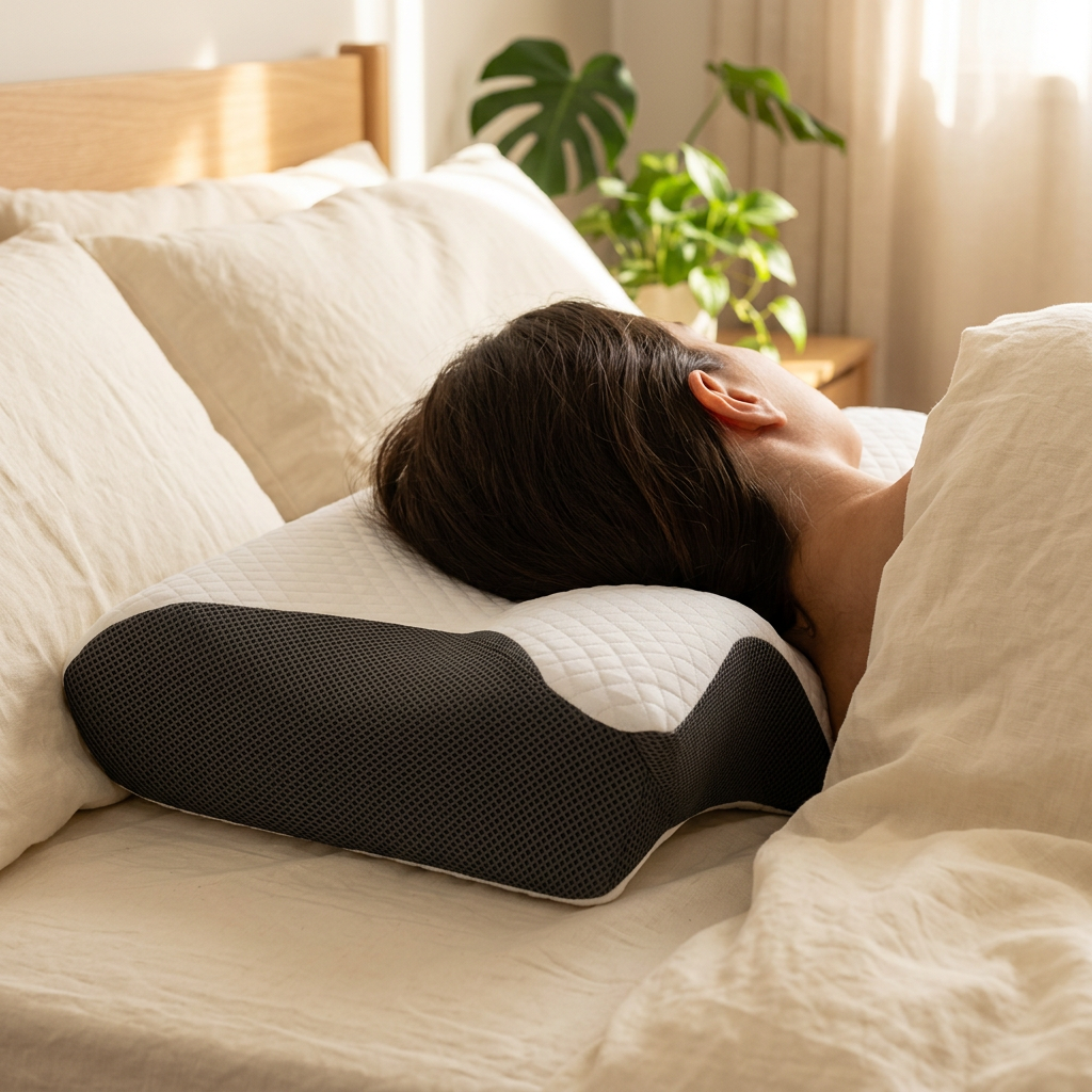 NuvemFlex em uso na cama